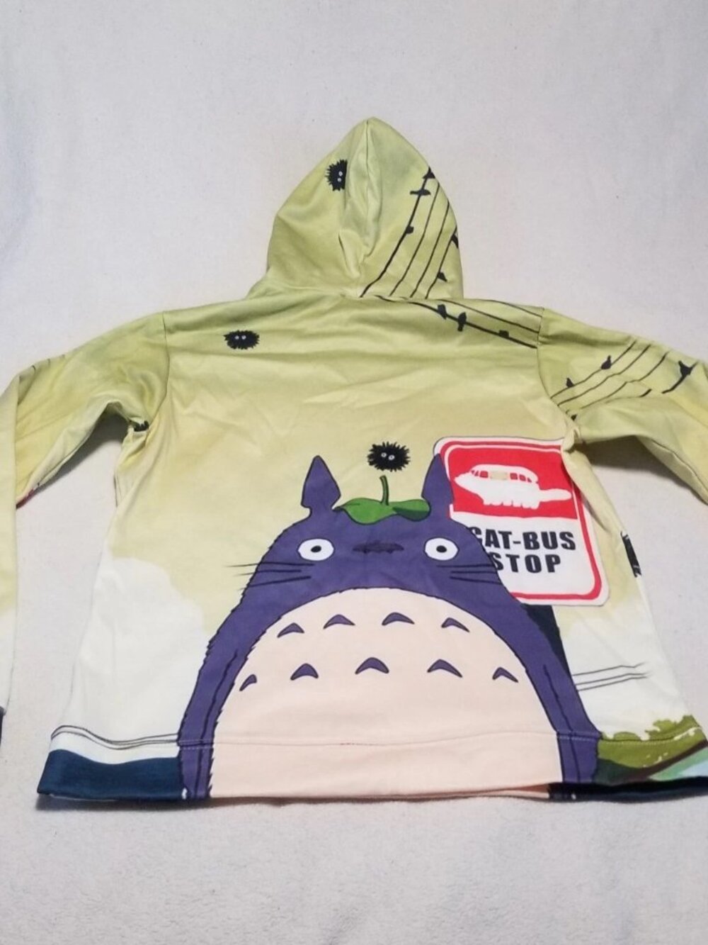 My Neighbor Totoro Men Size Small All Over Print Hoodie Style No. 33HH033 Anime - Picture 5 of 7